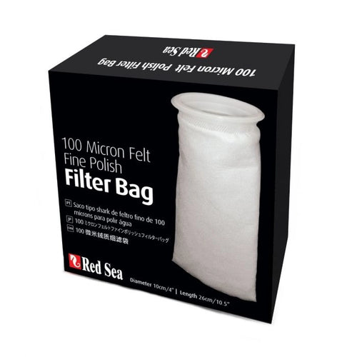 Red Sea 100 Micron Fine Polish Filter bag sock available at Coral Passion, Essex