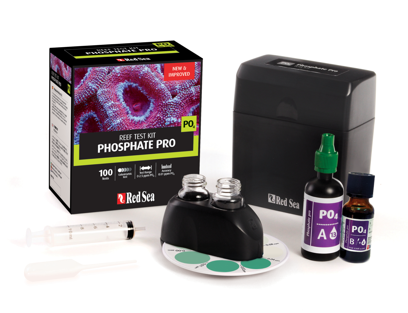 Red Sea Phosphate Pro Reef test kit – Coral Passion