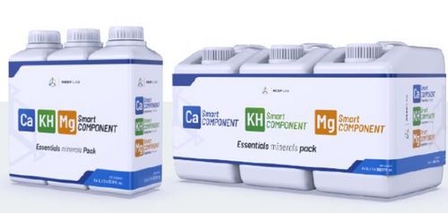 Reef Factory Ca, KH, Mg Smart Component 3x pack (3x1L, 3x5L) available at Coral Passion, Essex