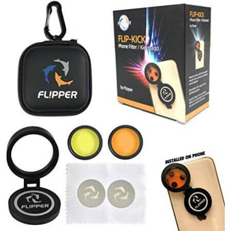 Flip-kick Phone Filter/kickstand available at Coral Passion in Essex