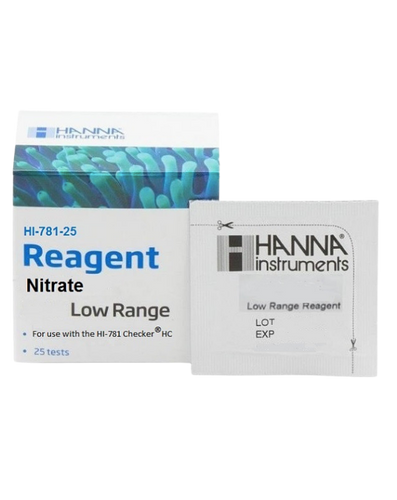 HI-781-25 MArine Low Range Nitrate reagents, 25 tests available at Coral Passion in Essex