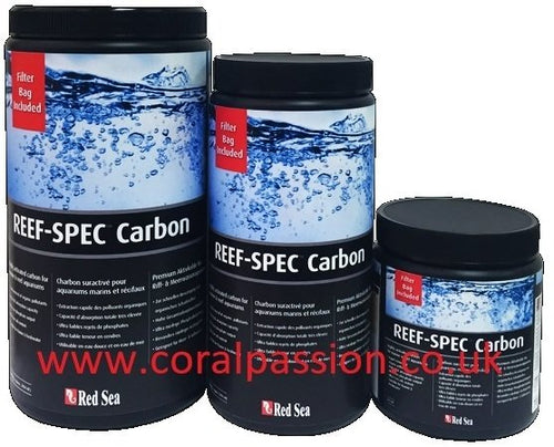 Reef-Spec Carbon Highly activated carbon for marine and reef aquariums available at Coral Passion in Essex
