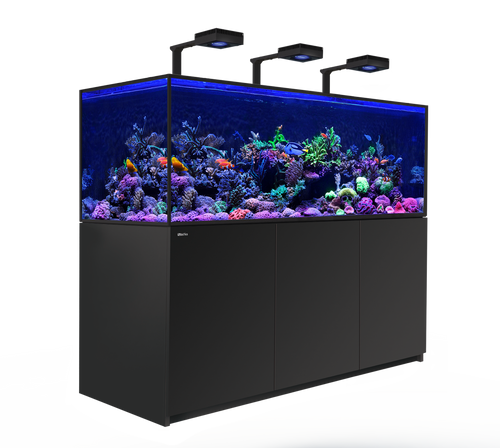 REEFER-S 850 G2 Deluxe System - Black (Includes 3x ReefLED 160S & Mount Arm) available at Coral Passion, Essex