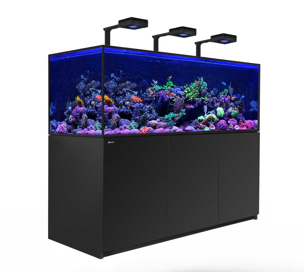 REEFER-S 850 G2 Deluxe System - Black (Includes 3x ReefLED 160S & Mount Arm) available at Coral Passion, Essex