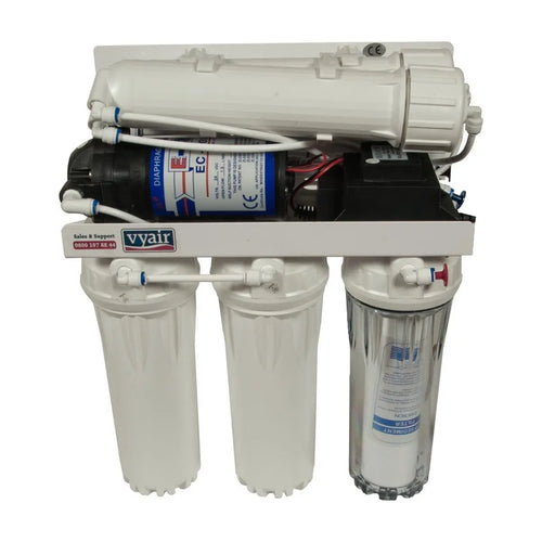 RO-200 Pumped 4-Stage Reverse Osmosis 200 US GPD (750 Litres) Window Cleaning Water Filter System available at Coral Passion, Essex