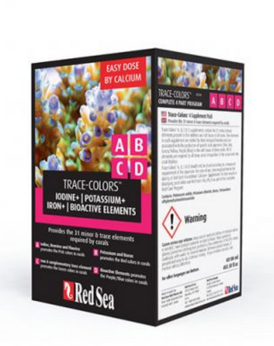 Red Sea Coral Colours ABCD- 4 Pack (100ml) available at Coral Passion in Essex