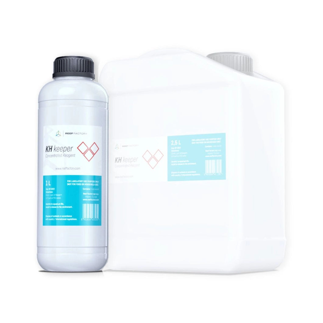 Reef factory KH Keeper Reagent - 1 Litre available at Coral Passion Essex