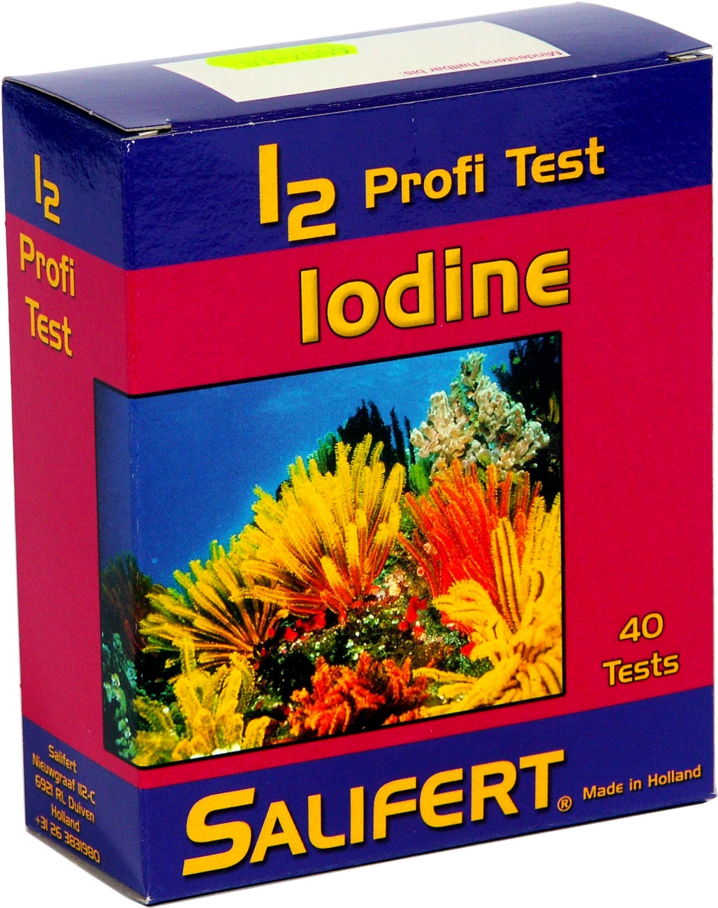 Salifert Iodine I2 Profi test available at Coral Passion in Essex