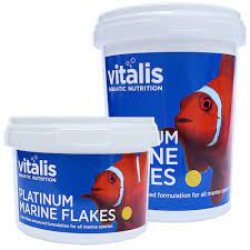 Vitalis Platinum Marine Flakes available at Coral Passion in Essex